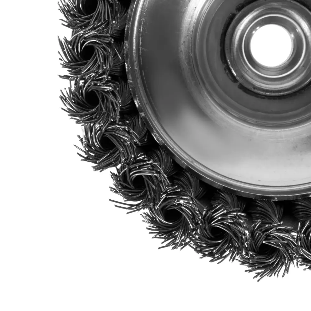 Щетка чашечная Dexter для УШМ 125 мм - эффективная очистка от ржавчины 17409890 STLM-0008093 - Вид №2