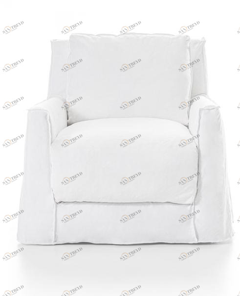 Gervasoni Кресло из ткани со съемным чехлом с подлокотниками Loll sun-id-1392409