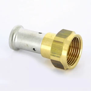 Муфта с накидной гайкой, плоская прокладка пресс HENCO 16x3/4"