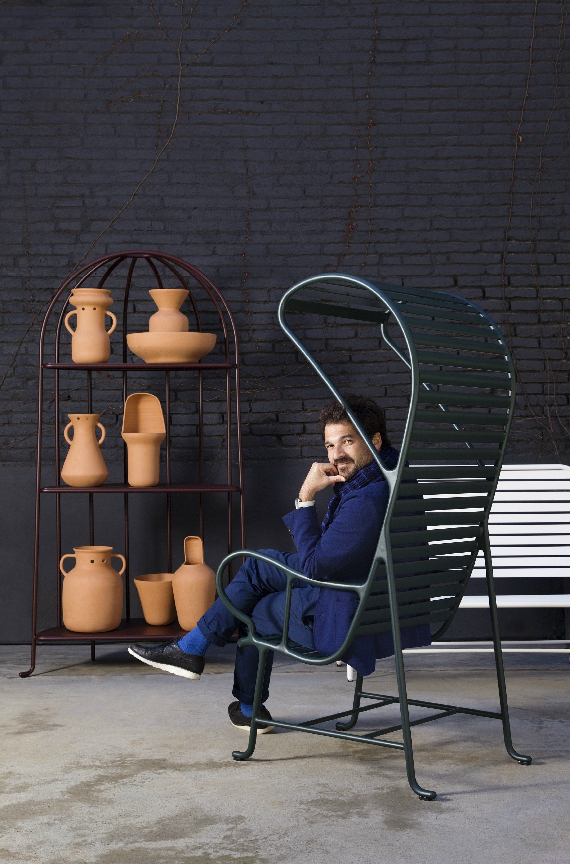 Низкий терракотовый садовый горшок BD Barcelona GARDENIAS N.1 ARCH-00098568 - Вид №4