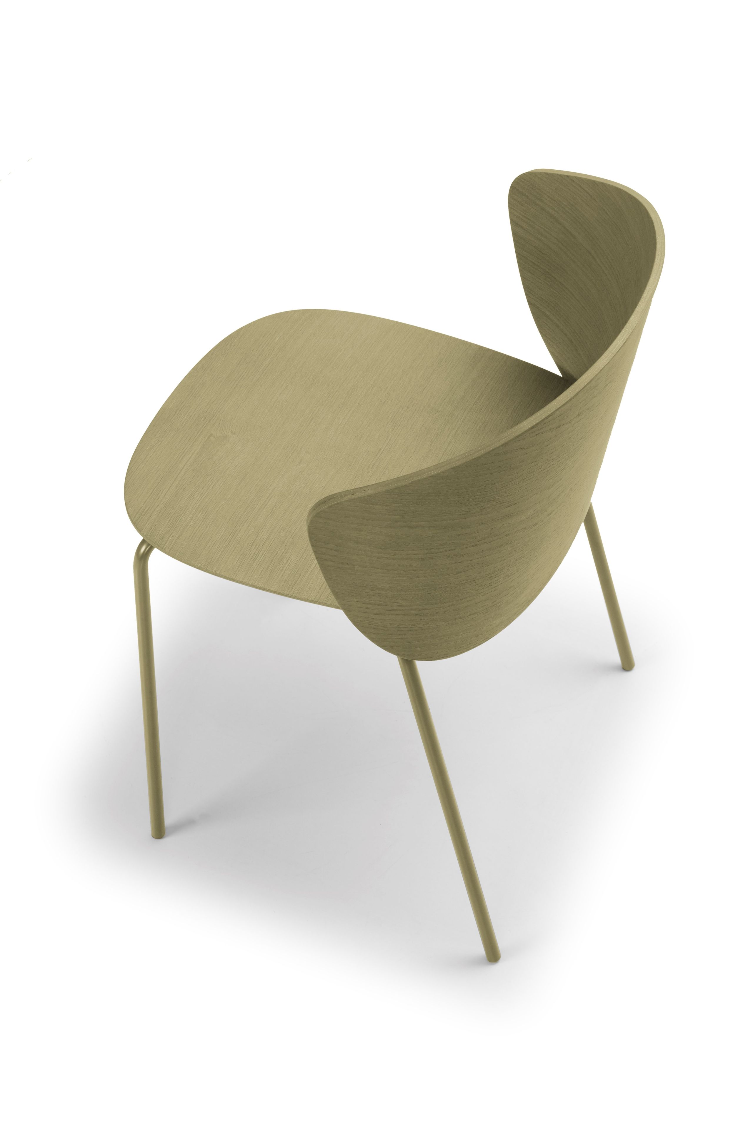 Штабелируемый стул из стали и дерева True Design Not Wood ARCH-00038208 - Вид №4