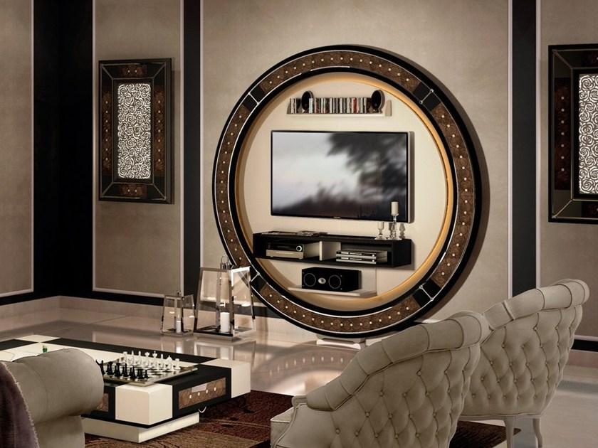 Vismara Design Лакированная тумба под ТВ с системой управления кабелями Desire sun-id-1379119 - Вид №2