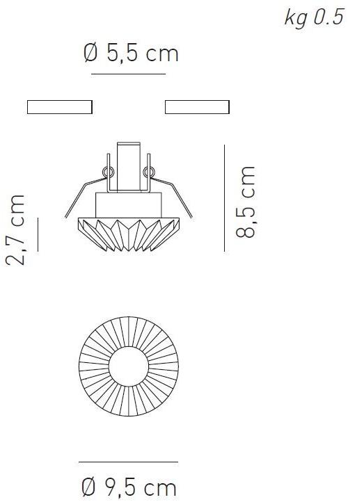 AXOLIGHT Прожектор кристально-галогенный Crystal spotlight sun-id-1512493 - Вид №3