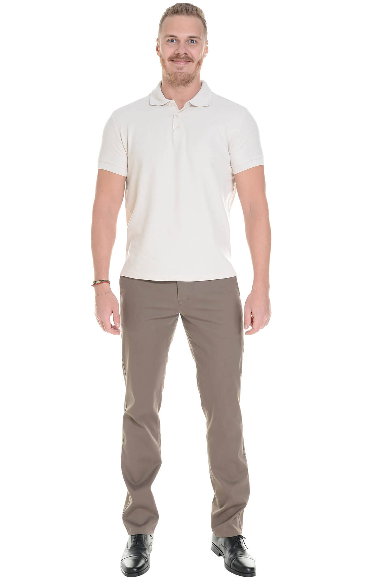 68252 Брюки  мужские chocolate (коричневые) El-Risto  Одежда для официантов  размер 56/170-176  - Вид №2