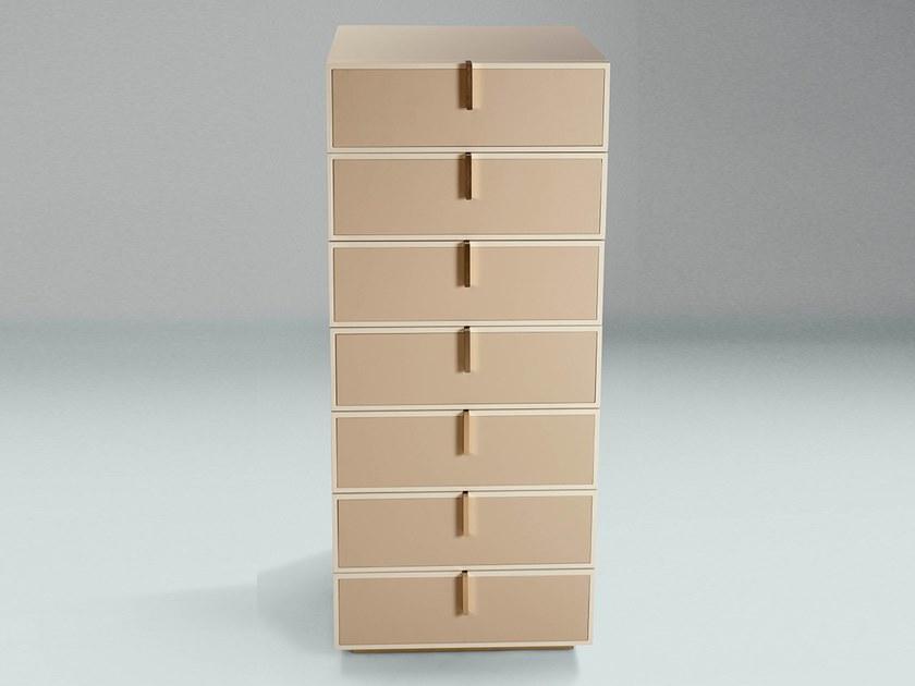 Paolo Castelli Лакированный комод из мдф и воловьей кожи Fine sun-id-1397979 - Вид №4