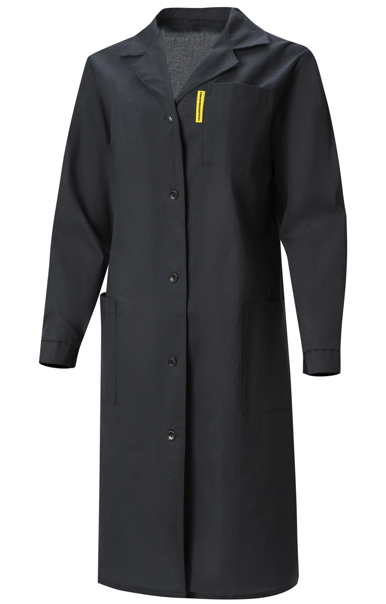 61679 Халат женский темный  Одежда для обслуживающего персонала  размер 56-58/158-164 Спецодежда 