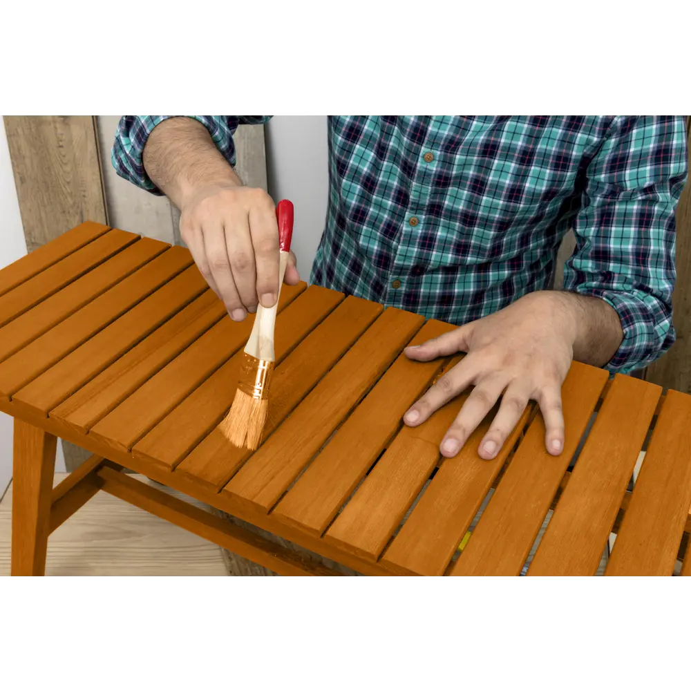 Масло для дерева ЗДОРОВЫЙ ДОМ «Дуб» - защита садовой мебели и террас 0,5 л 82336806 STLM-0024838 - Вид №4