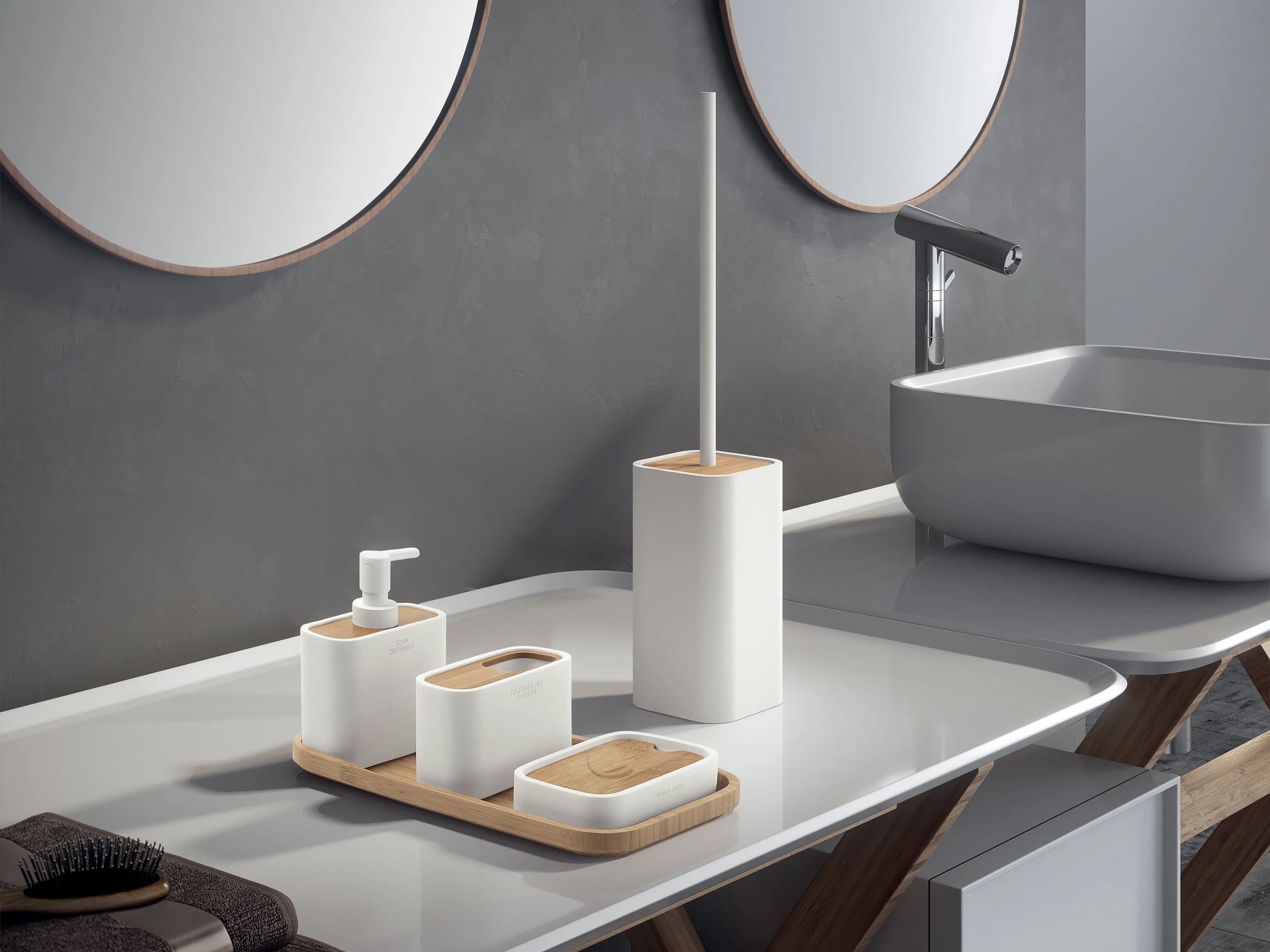 Держатель зубной щетки из смолы GEDY Водяная лилия ARCH-00085826 - Вид №3