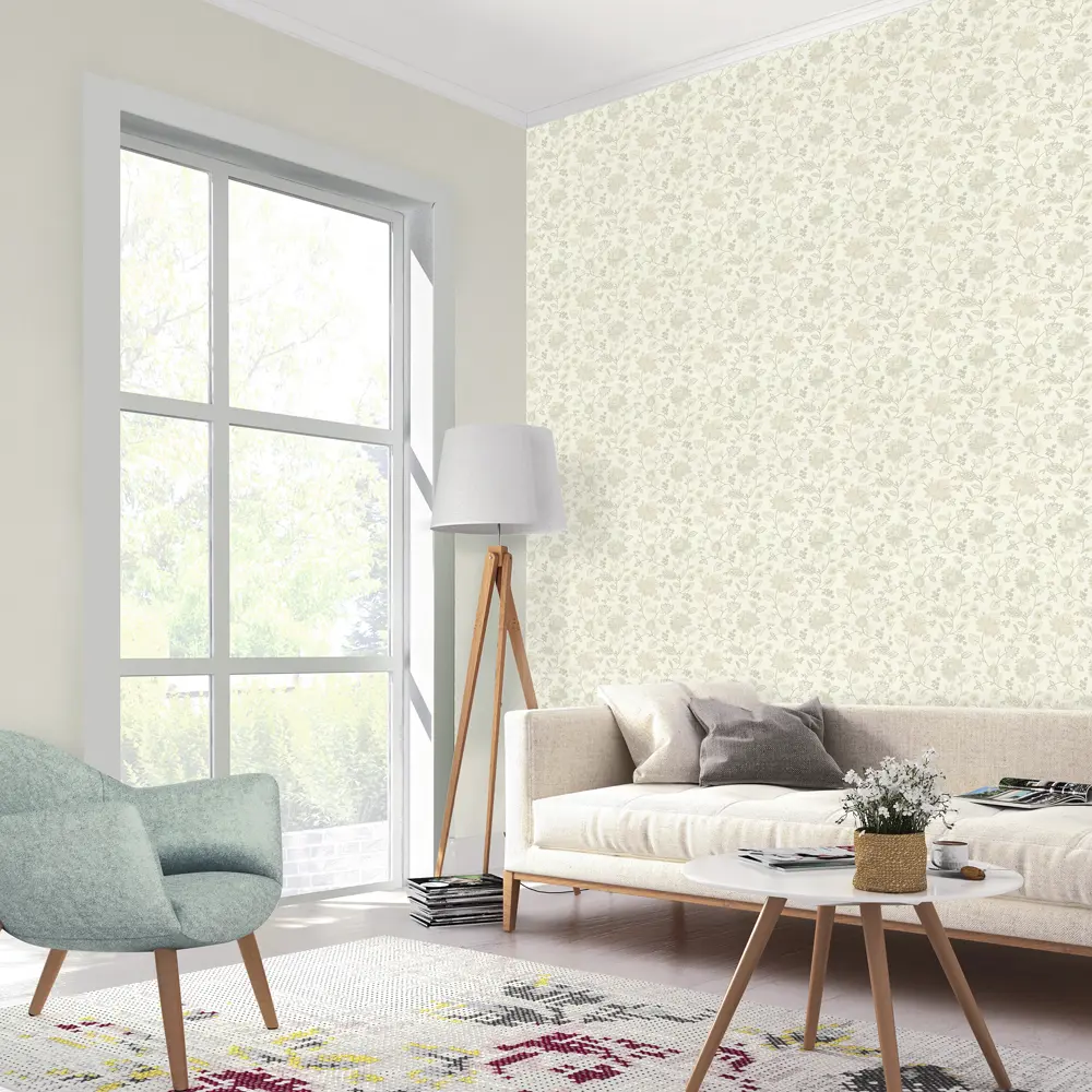 Обои флизелиновые Rasch Art Nouveau серые 1.06 м RA 958218 STLM-2139626 - Вид №3