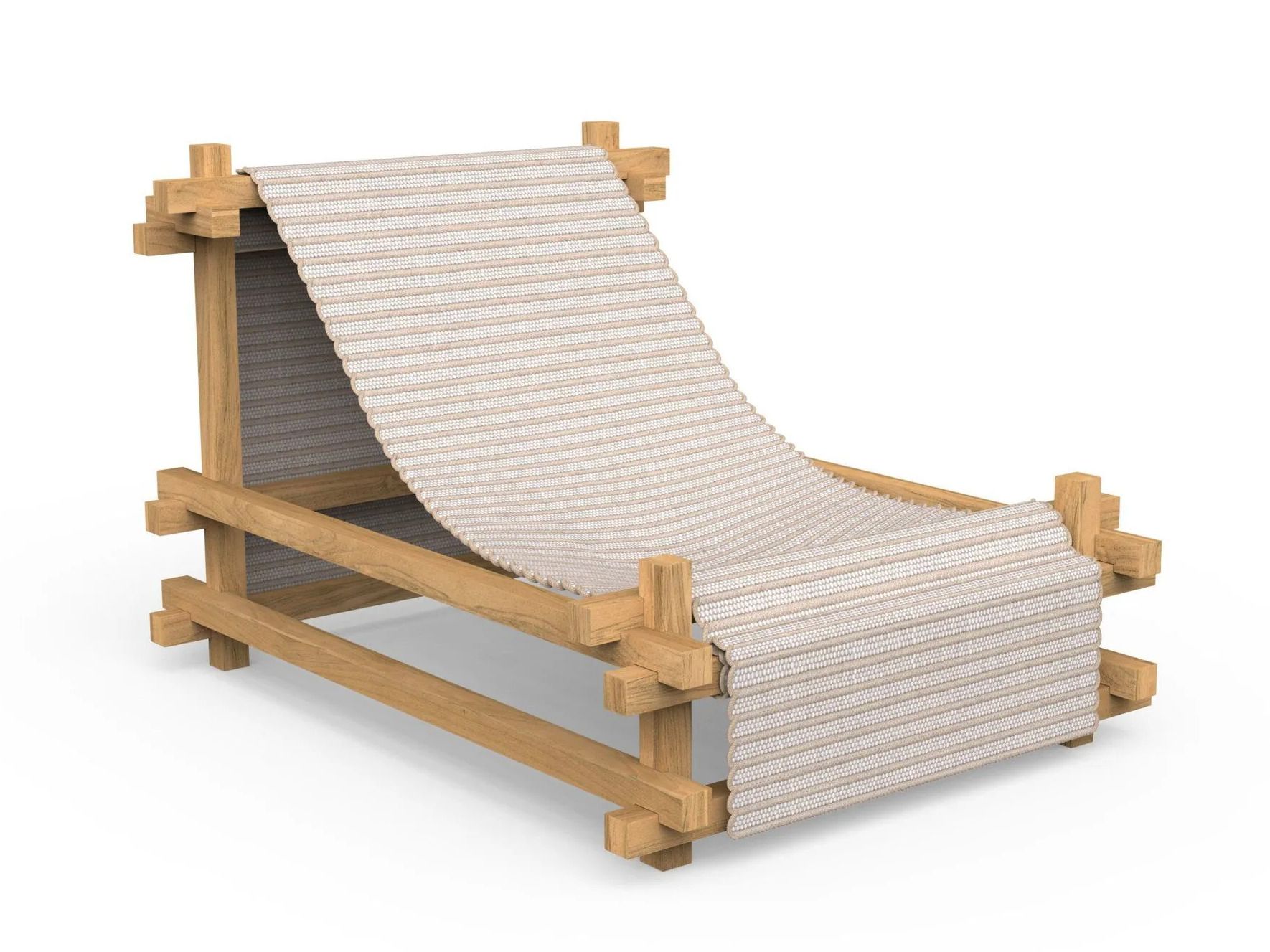 Садовое кресло с подставкой для ног GANDIABLASCO Gandiablasco Edition x Kengo Kuma ARCH-00055045 - Вид №1