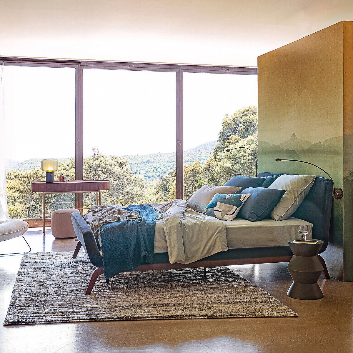 Металлическая и мраморная светодиодная лампа для чтения AMPM Gino ARCH-00010477 - Вид №4