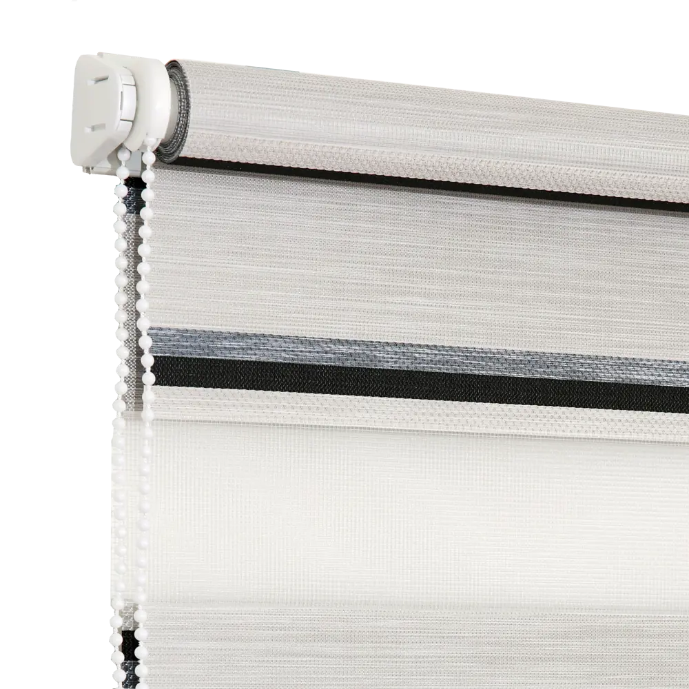 Штора рулонная день-ночь Лечче 120x160 см серая MIAMOZA STLM-2087571 - Вид №1