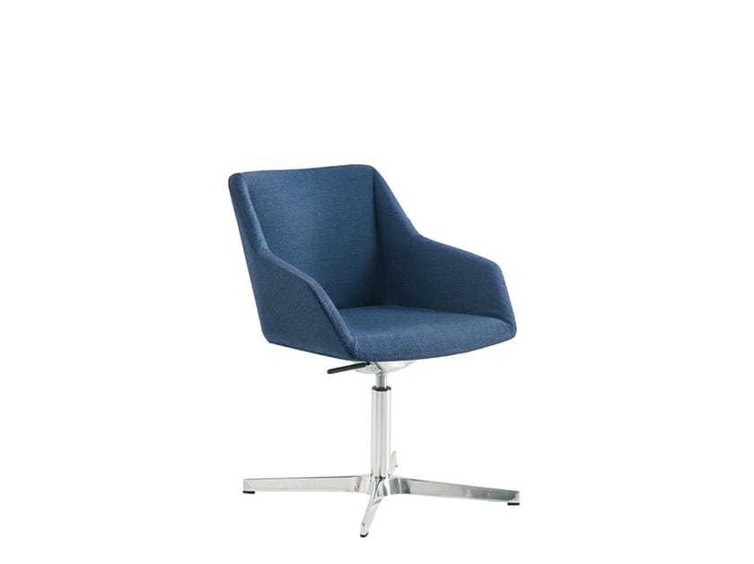 Тканевый стул для зала ожидания Sesta шашки ARCH-00141274