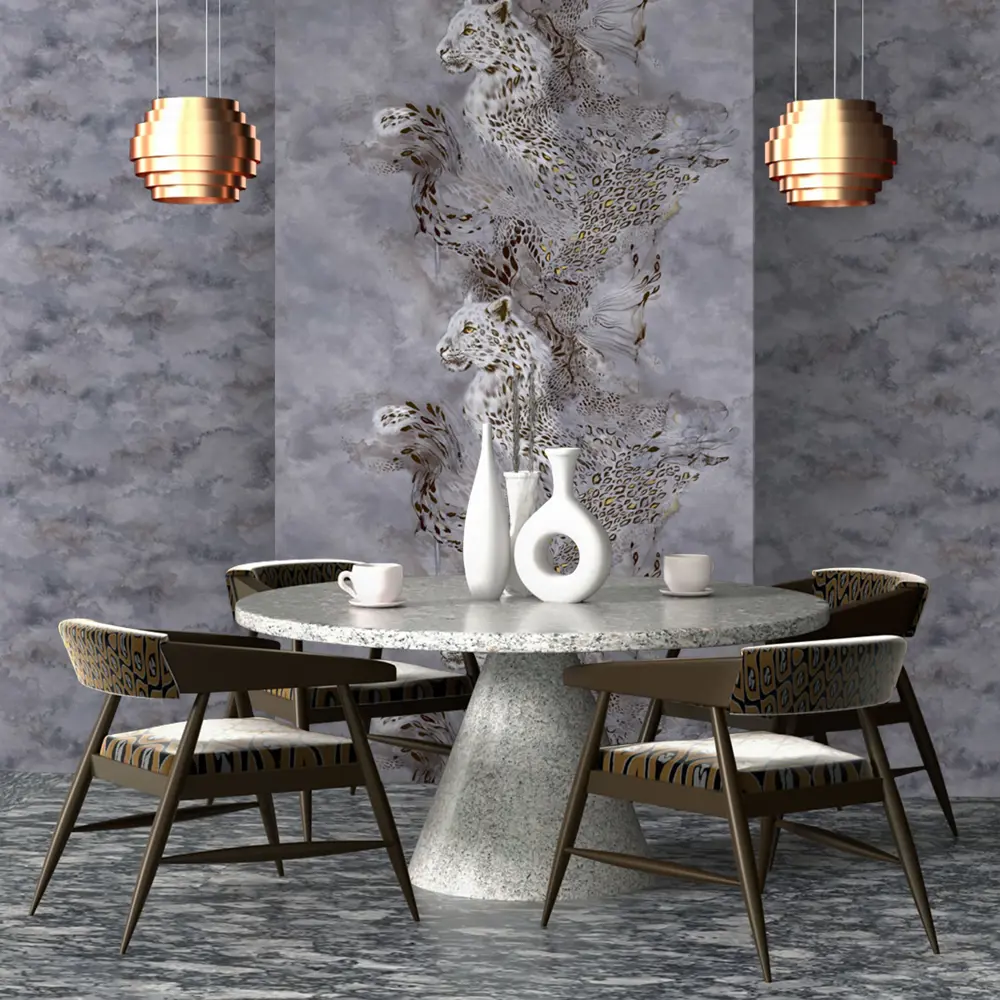 Обои флизелиновые Erismann Naomi серые 1.06 м ЭР60401-06 STLM-2055600 - Вид №3