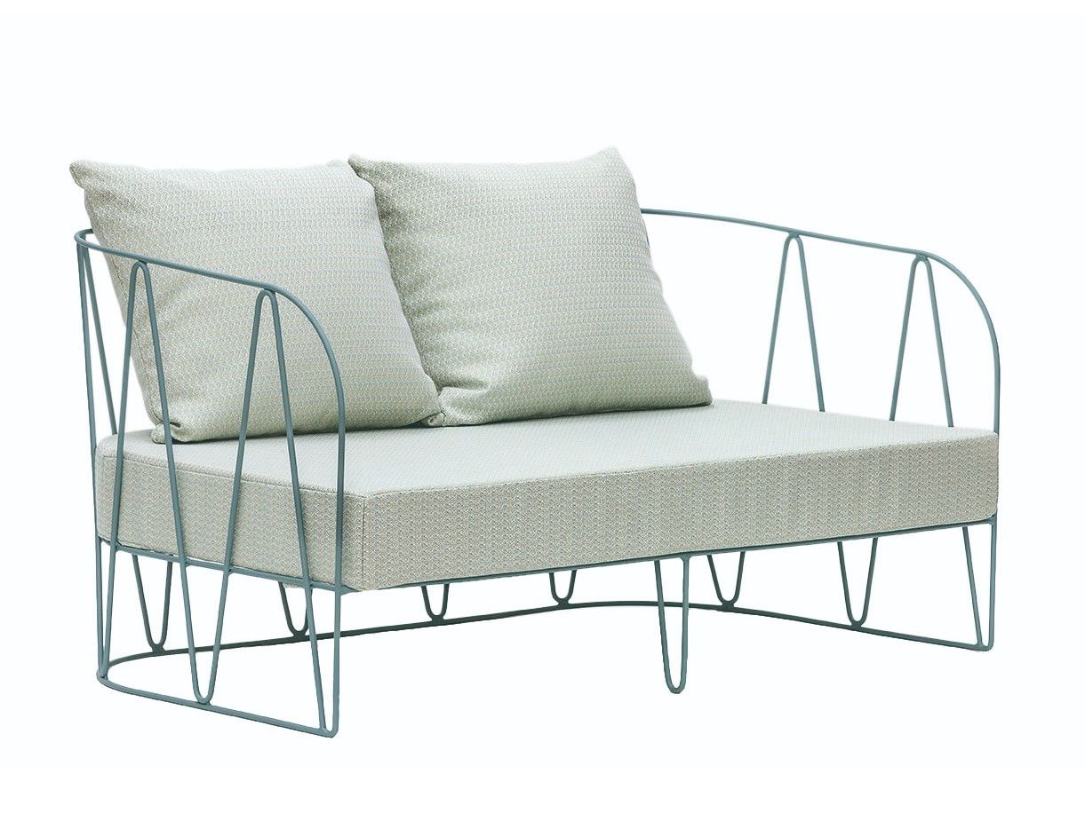 2-местный оцинкованный стальной садовый диван iSimar Lagarto ARCH-00148481
