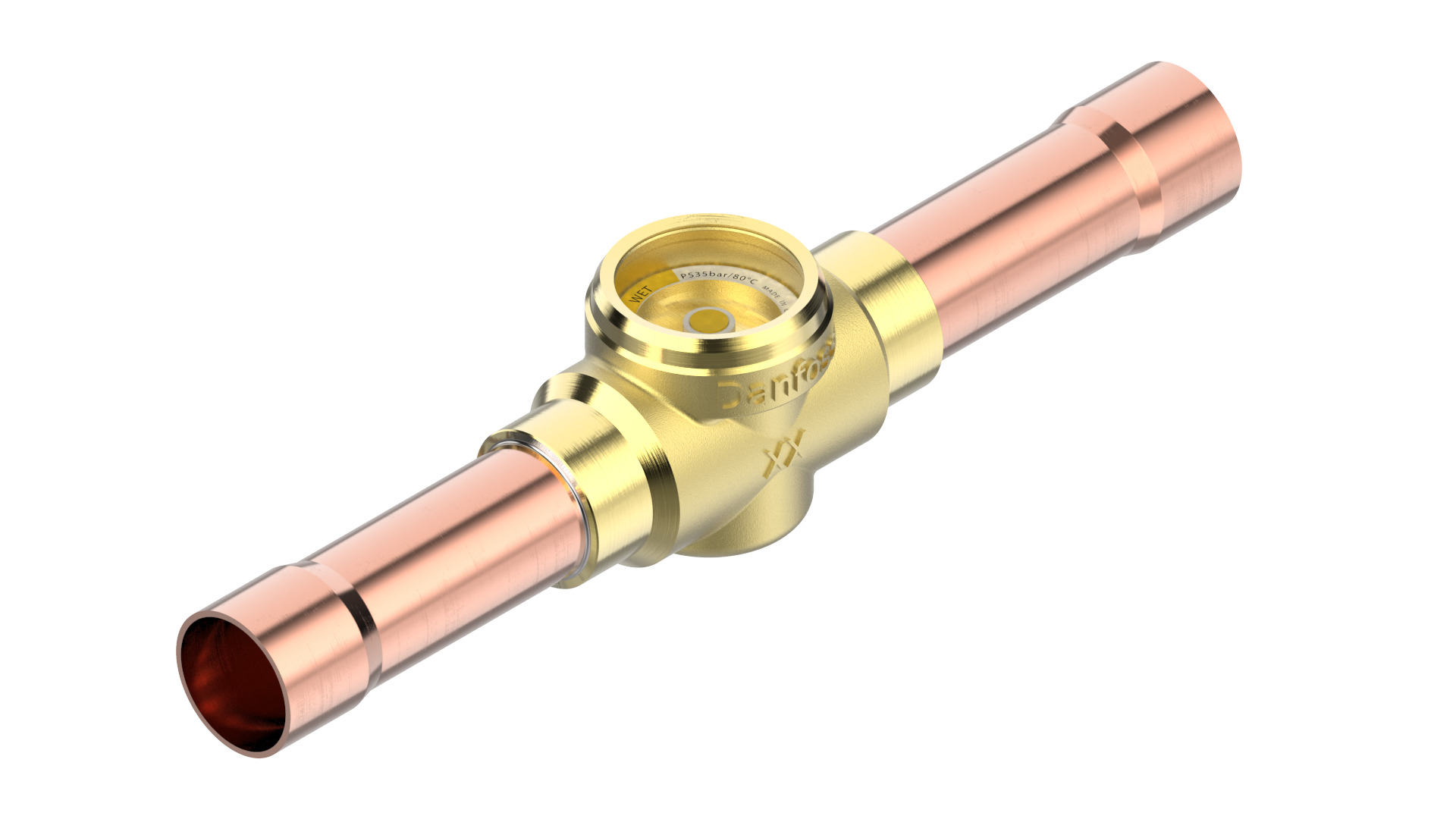 Danfoss SGN — Смотровые стекла с индикатором влажности SGN 10s Смотровое стекло 014-0182  - Вид №5
