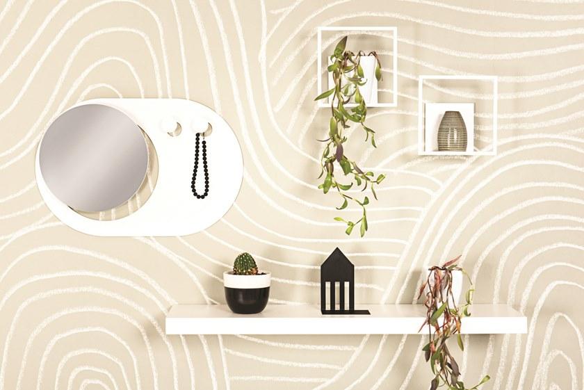 FORMAE Овальное настенное зеркало из стали с порошковым покрытием Roommate sun-id-1432010 - Вид №4