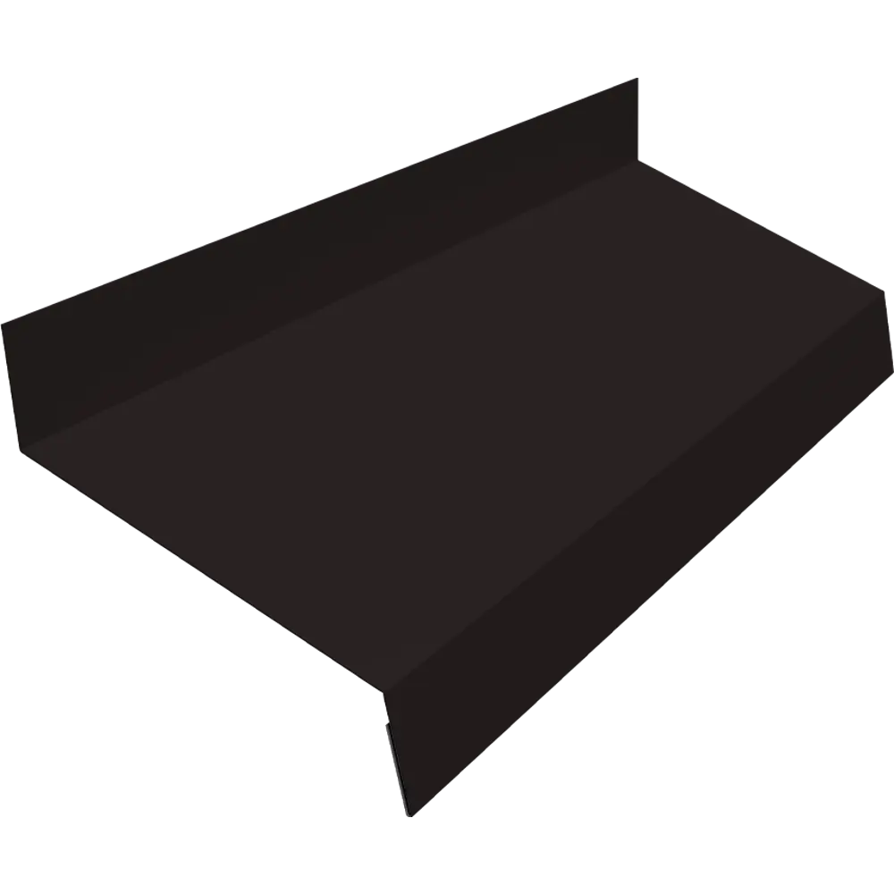 Отлив 2000x50 мм 0.45 мм RAL 9005 Santreyd STLM-2029331