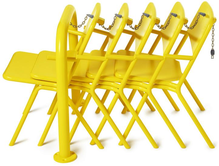 Nola Industrier Стул для улицы из стали с порошковым покрытием sun-id-1473831 - Вид №1