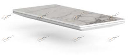 Talenti Журнальный столик из керамогранита под мрамор Cruise alu Crualutl