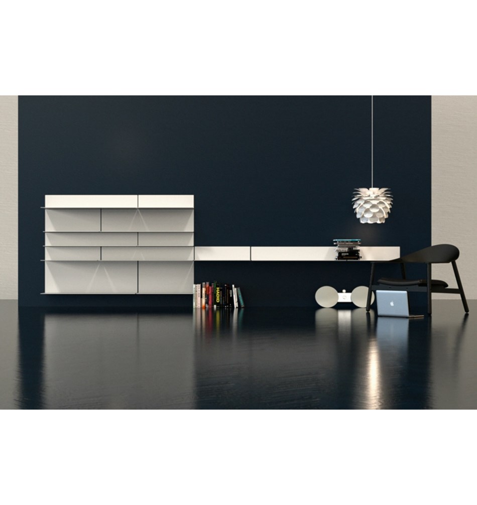 FROST Полка 4029 35x15x60cm » белая Алюминий Белый U4029-W  - Вид №6