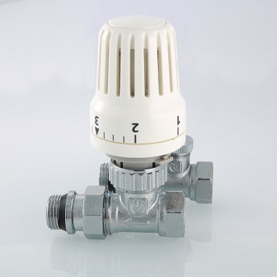 VT.046.N.04 Комплект терморегулируюшего оборудования для радиатора прямой Valtec 1/2"  - Вид №4