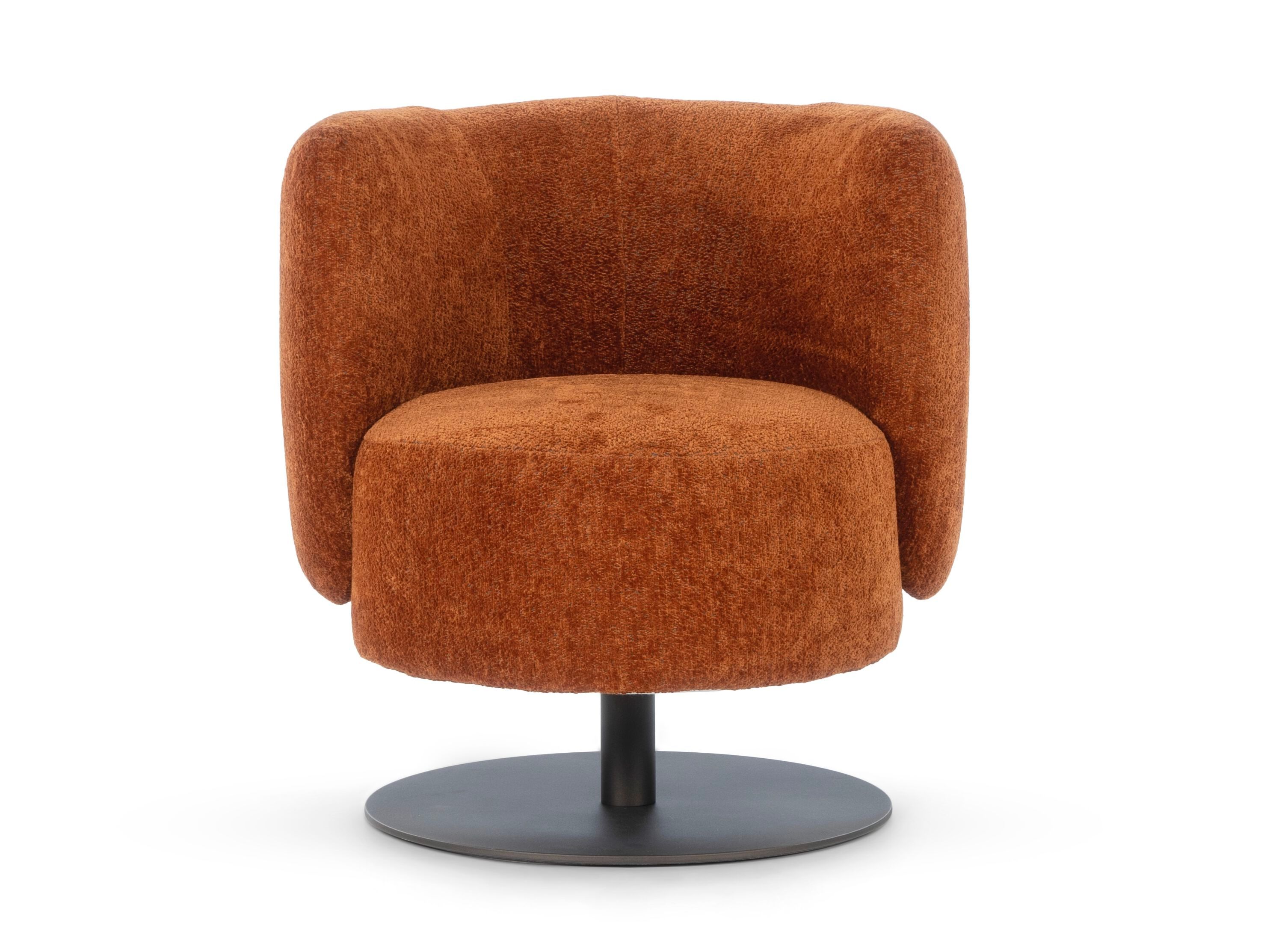 Ткань поворотный пьедестал стул с подлокотниками Calia Italia Superior ARCH-00069586