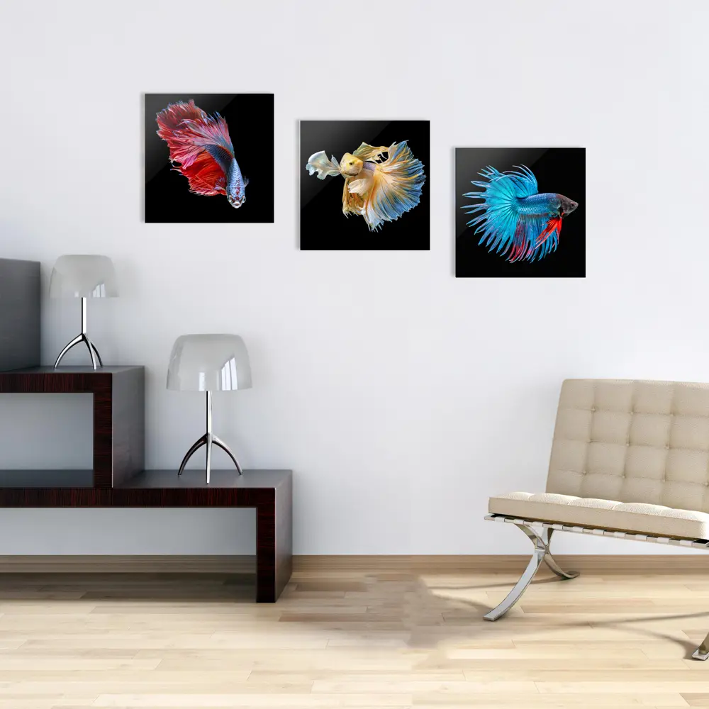 Картина на стекле Рыба золотая 40x40 см 82523504 STLM-2160589 ARTABOSKO  - Вид №5