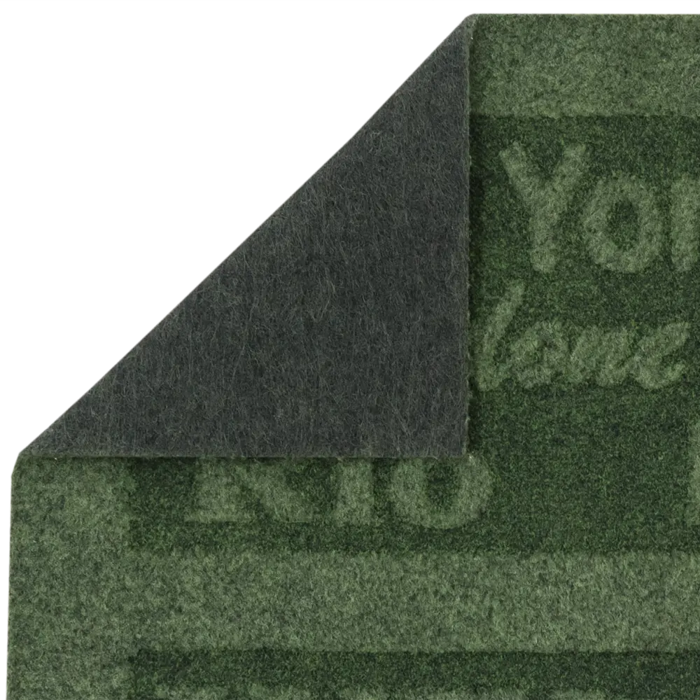 Коврик грязезащитный полипропилен/латекс 45x68 см цвет зеленый 89091781 STLM-2125669 CTIM  - Вид №3