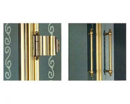 Душевая дверь в нишу CEZARES RETRO-A-B-1-90-CP-G-L - Вид №2