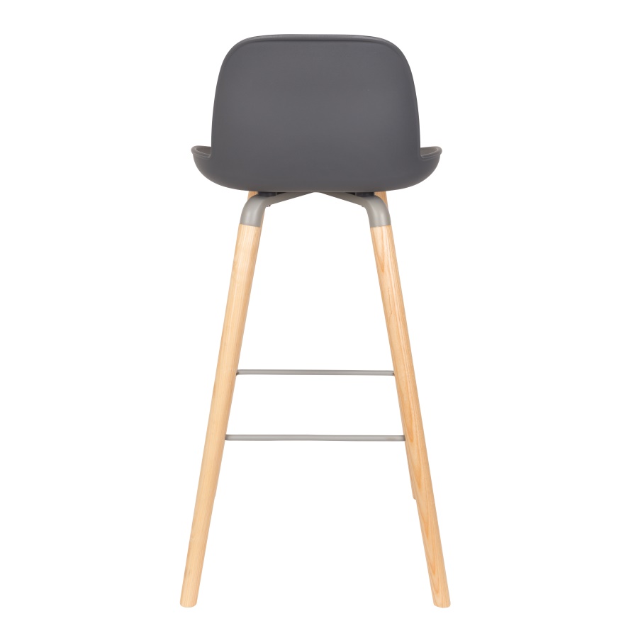 Стул барный Albert Kuip серый Zuiver 1500058 - Вид №5