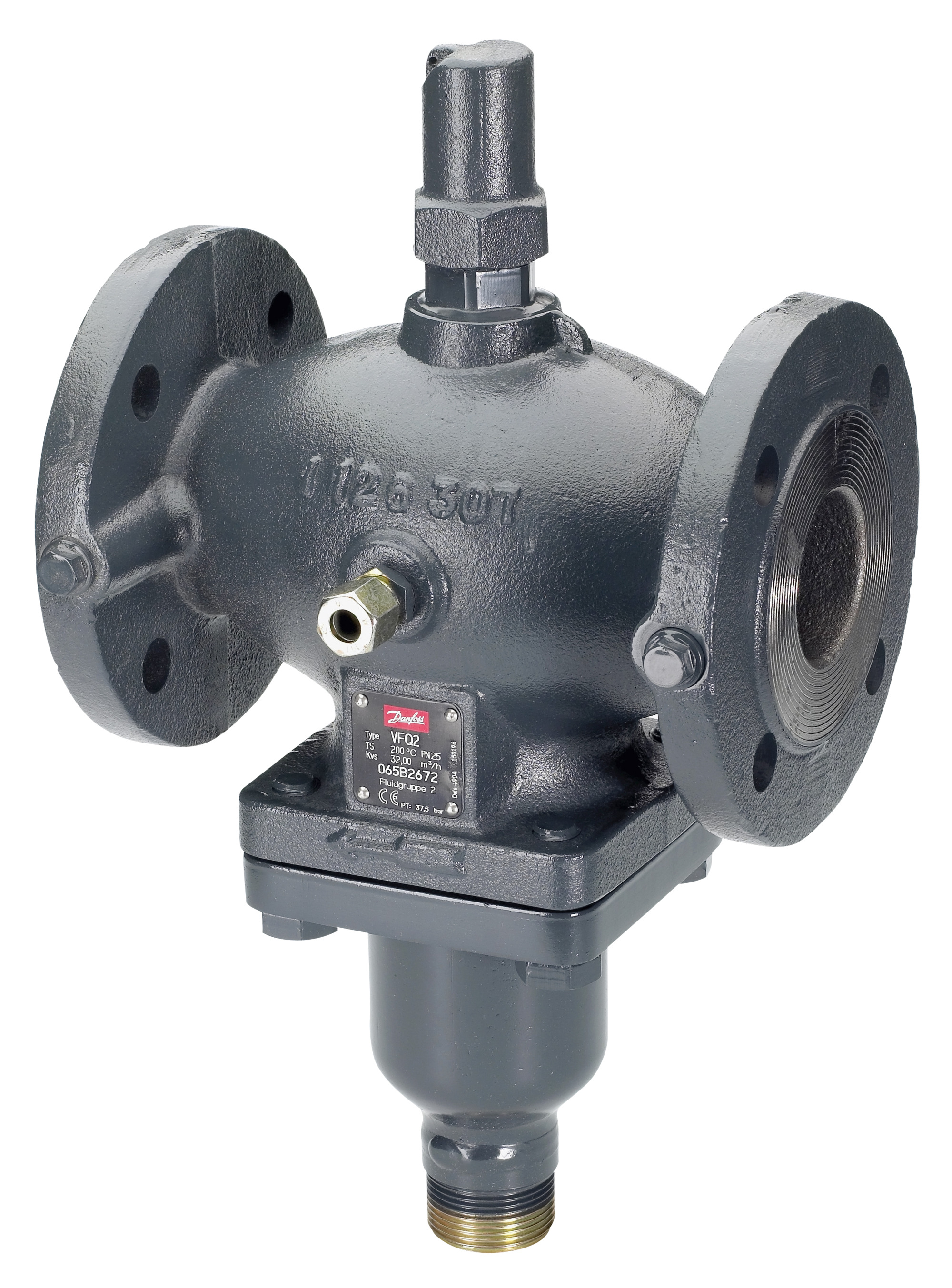 Danfoss Клапан VFQ 2 Кл. рег. универс. VFQ2 PN16 80/80 фл. 065B2661  - Вид №5
