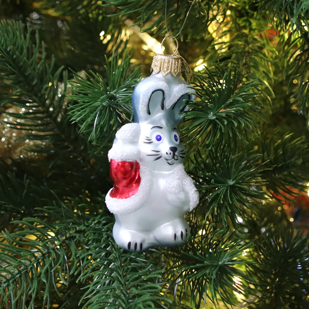 82856235 Елочное украшение «Зайчик» STLM-0963018