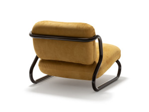 Кожаное кресло с салазками