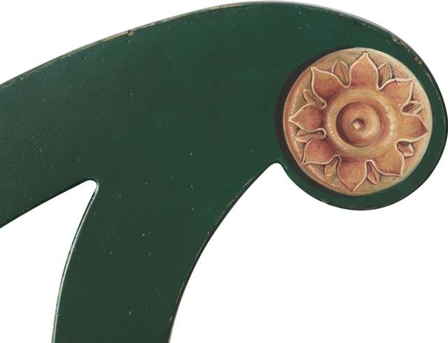 T1125 Tifernoit Скамья сабля с закругленными ножками Ingresso  - Вид №7