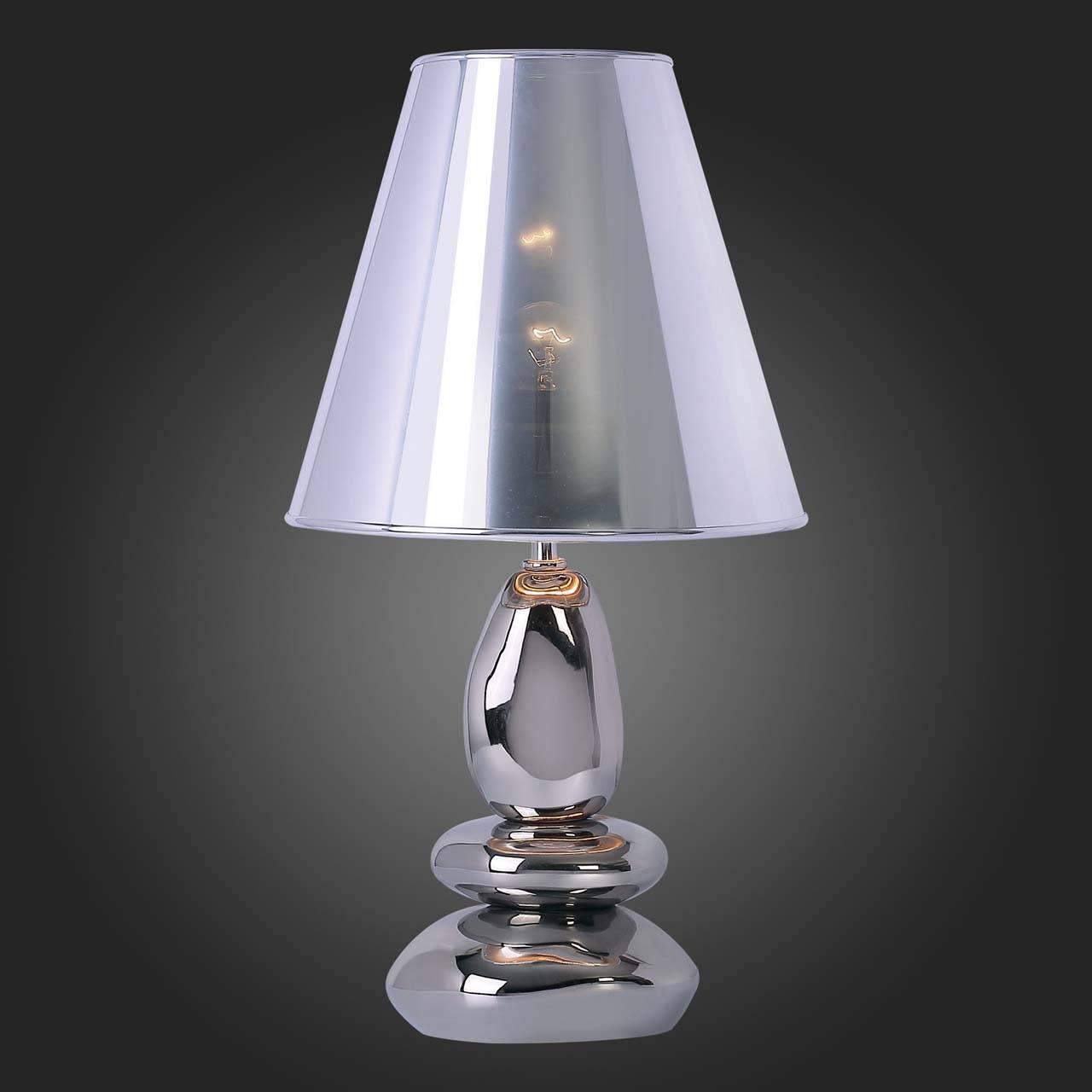 Настольная лампа дизайнерская Did SL988.104.01 ST LUCE ВАЗА 080570 Прозрачный;хром  - Вид №2