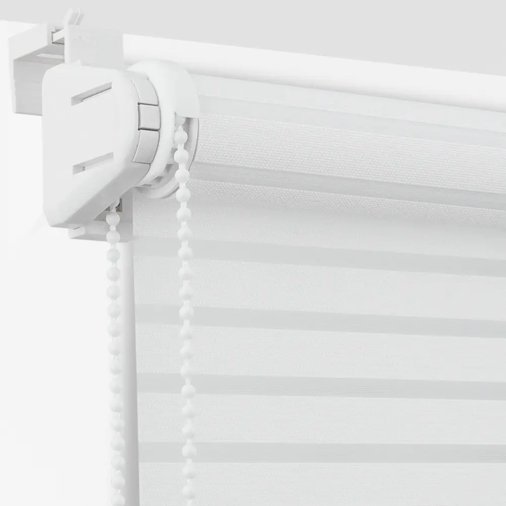 Штора рулонная «Полосы», 73х160 см, цвет белый GARDEN Нео-классика STLM-2151995 - Вид №1