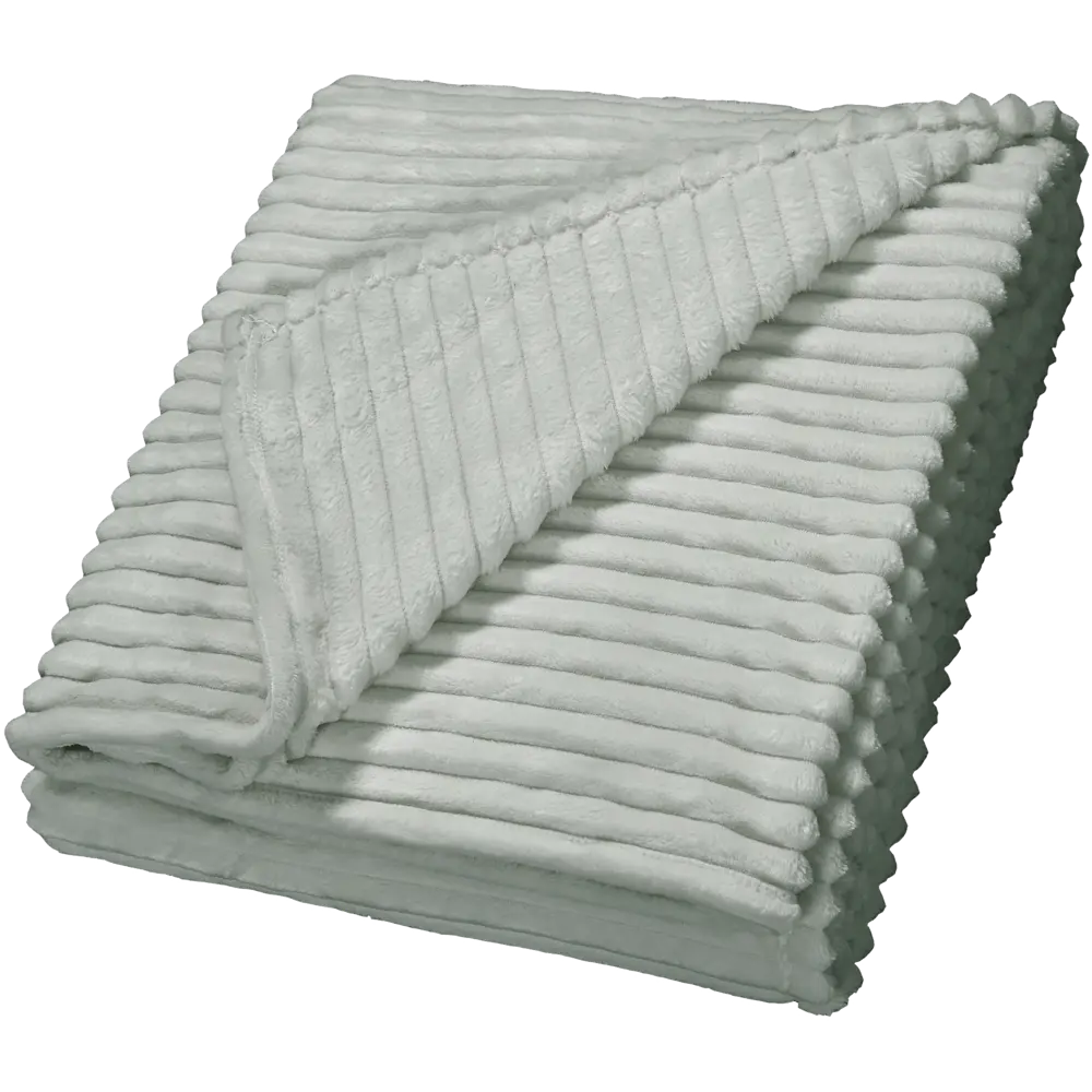 Плед Strips 150x200 см велсофт цвет серый Santreyd STLM-2043254