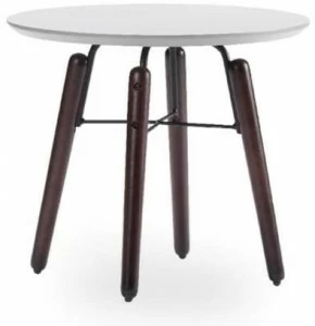 ROSSIN Круглый журнальный столик из HPL Luc