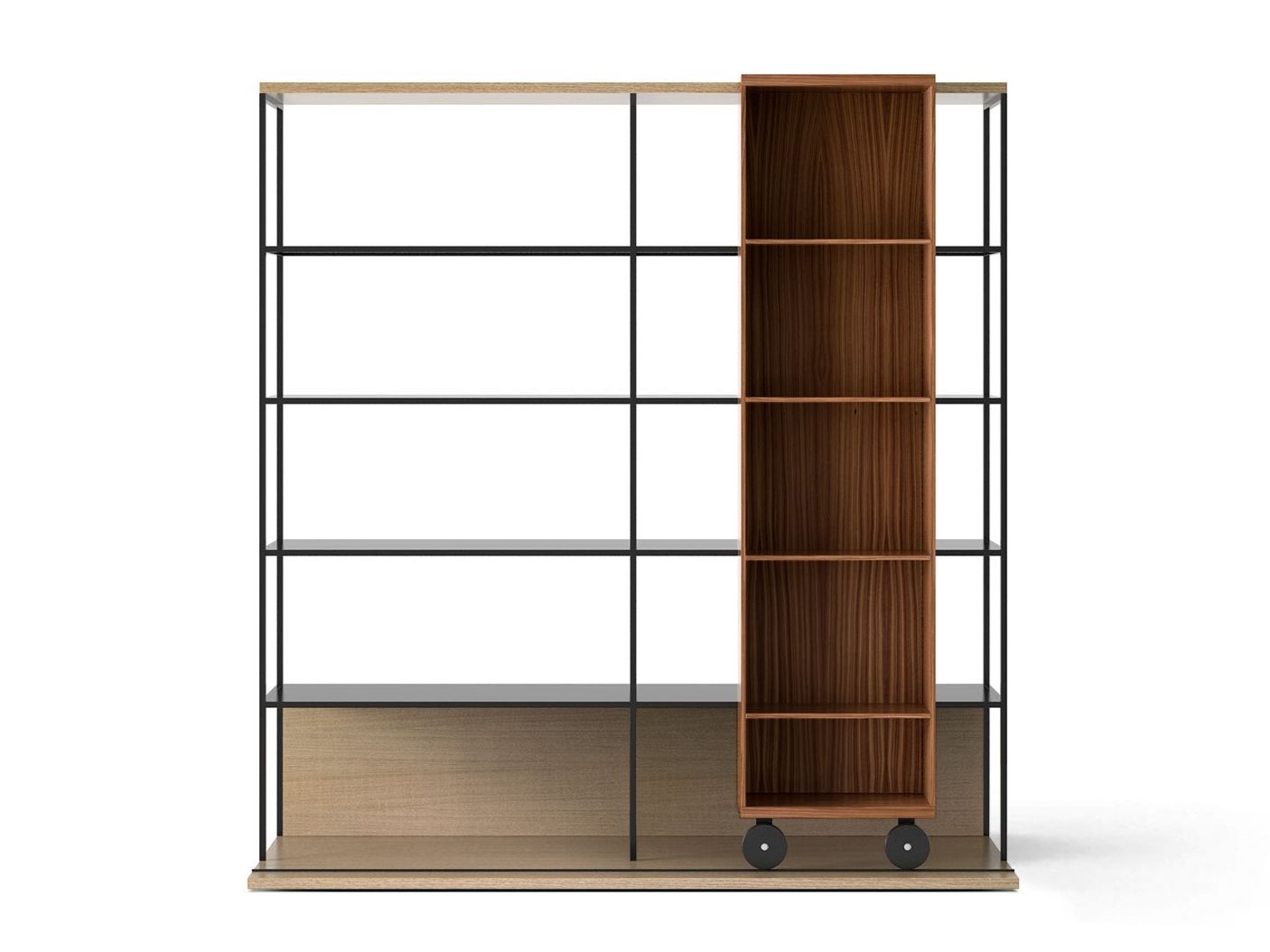 Книжный шкаф из МДФ на колесах Punt Literatura ARCH-00064312 - Вид №41