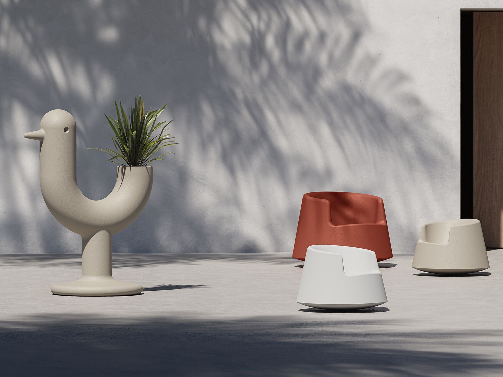 Кресло-качалка для сада Vondom рулетка ARCH-00133936 - Вид №3