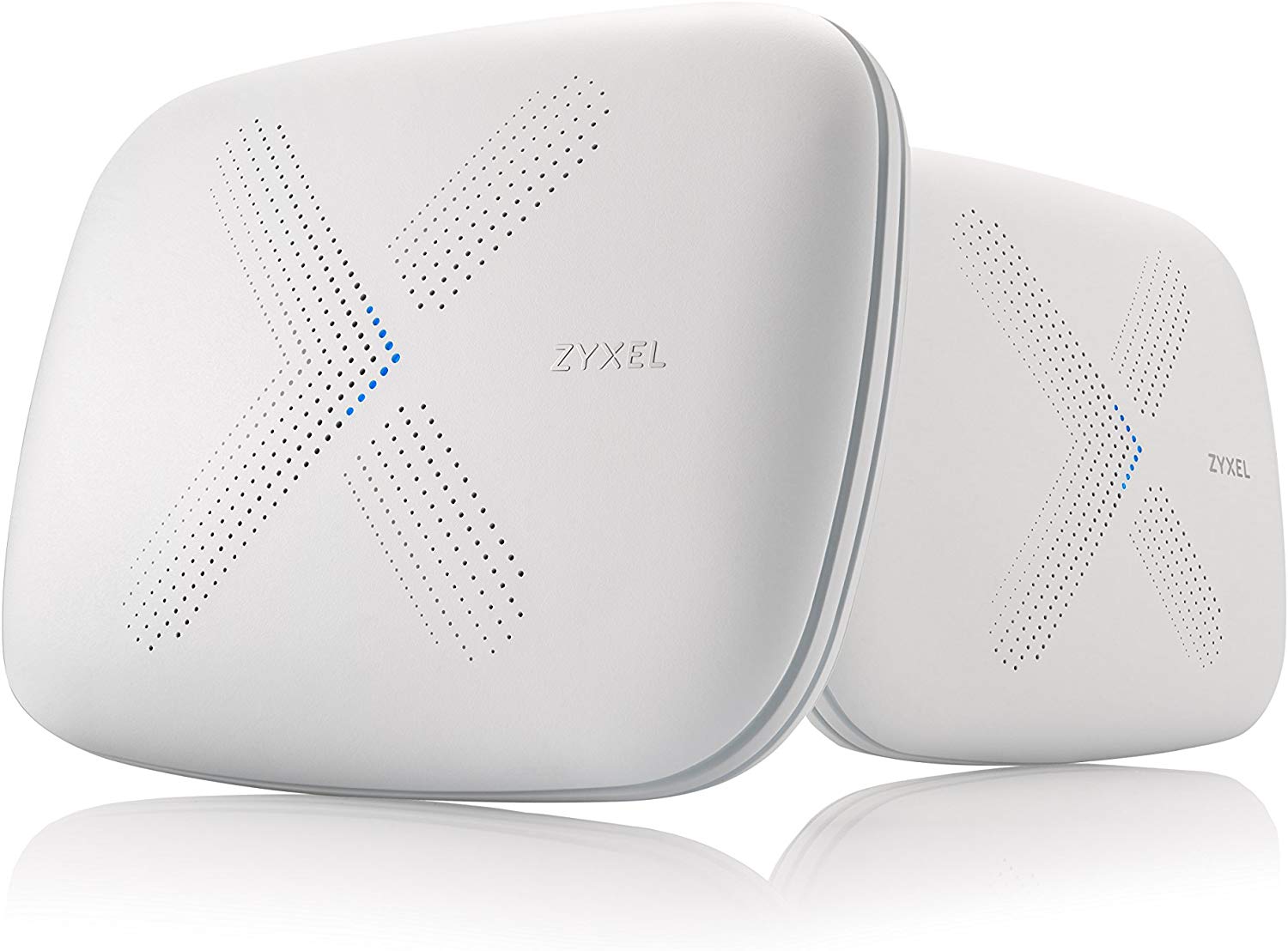 WSQ50-EU0201F wsq50 multy x wifi system (pack of 2), ac3000 tri-band wifi , ac wave2, mu-mimo, 802.11a/b/g/n/ac (300+866+1733 mb/s), 9 antenns, 1xwan ge, 3xlan ge, usb 2.0 ZyXEL Santreyd 