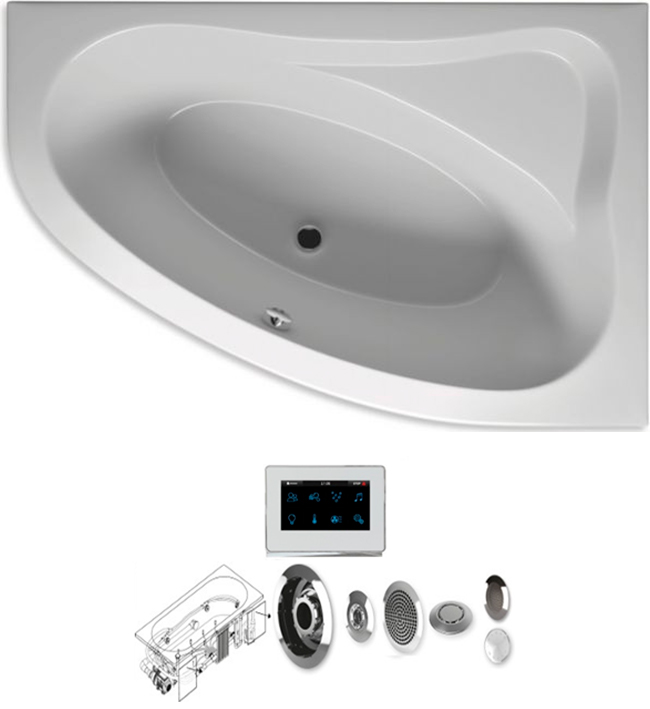 BA6700500000000_lux8 Гидромассажная ванна Riho Lyra Santreyd - Вид №2