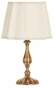 Possoni Illuminazione Настольная лампа из французского золота с абажуром Veronique 796/lp