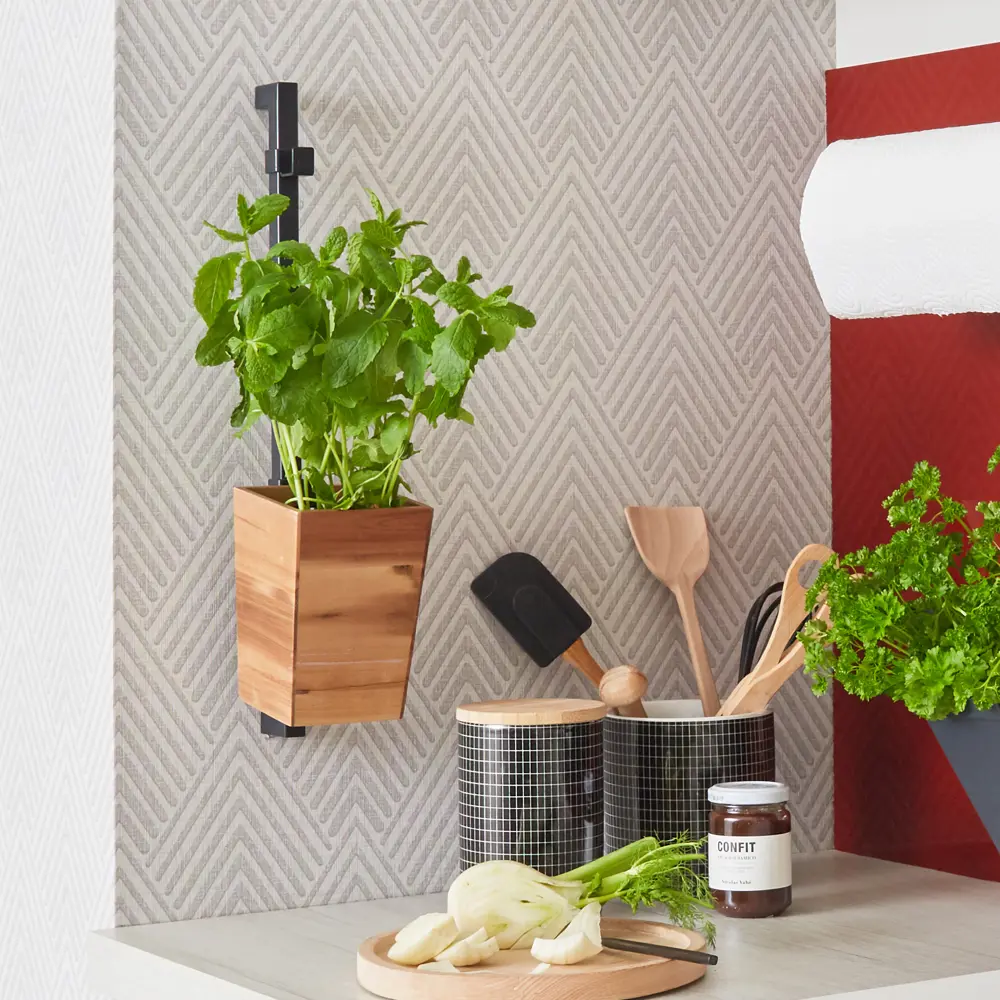 Контейнер Delinia ID 10x10x14.7 см дерево цвет коричневый STLM-2160735