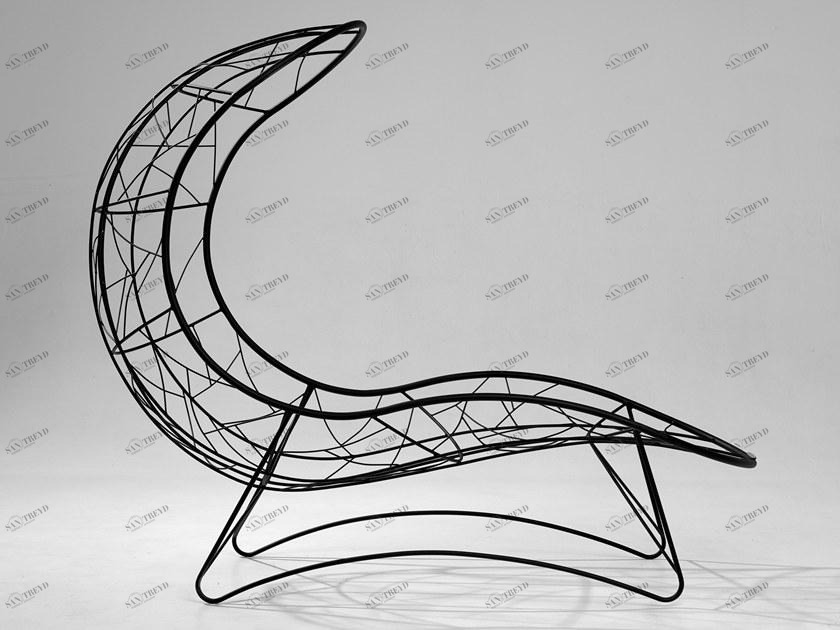 Studio Stirling Шезлонг из стали с порошковым покрытием Recliner sun-id-1505559