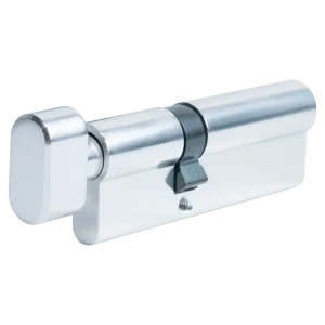 Цилиндр EDS-CYL 35x55 мм ключ/вертушка цвет хром