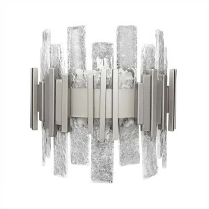 Светильник настенный серебристый Delight Collection W68073-2 Silver DELIGHT COLLECTION  00-3882898 Серебро