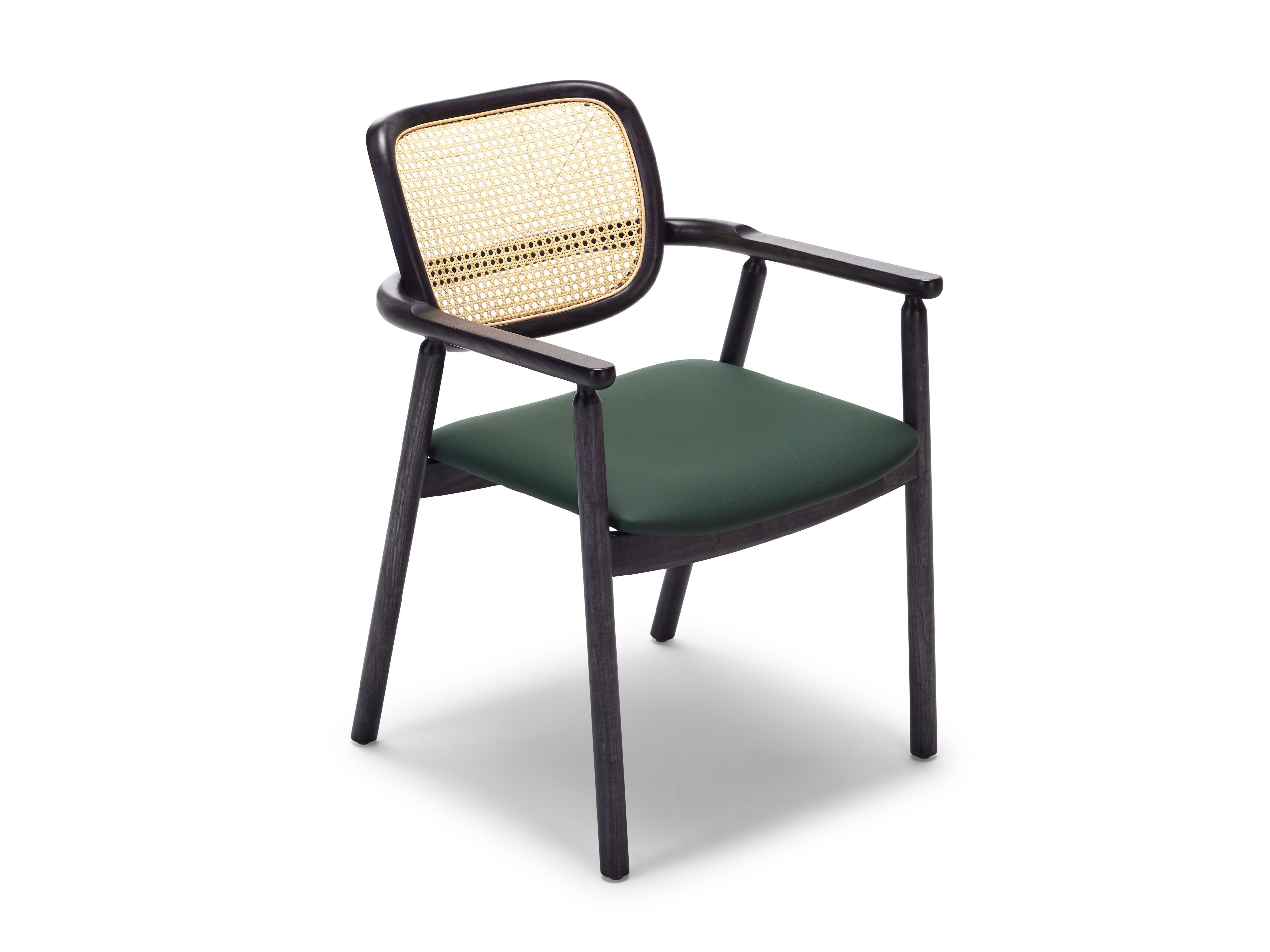 Стул из ясеня с подлокотниками и встроенной подушкой Papell Design гостиница ARCH-00136048 - Вид №4