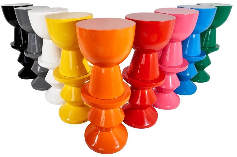 Pols Potten Низкий пластиковый табурет  510-070-013  - Вид №1